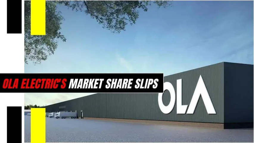 Ola Electric Shares Hit the Brakes: Falling 2.62% After Initial Surge