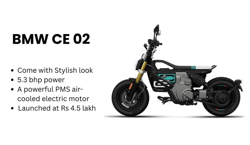 BMW CE 02 Electric Scooter Launched at Rs 4.5 lakh