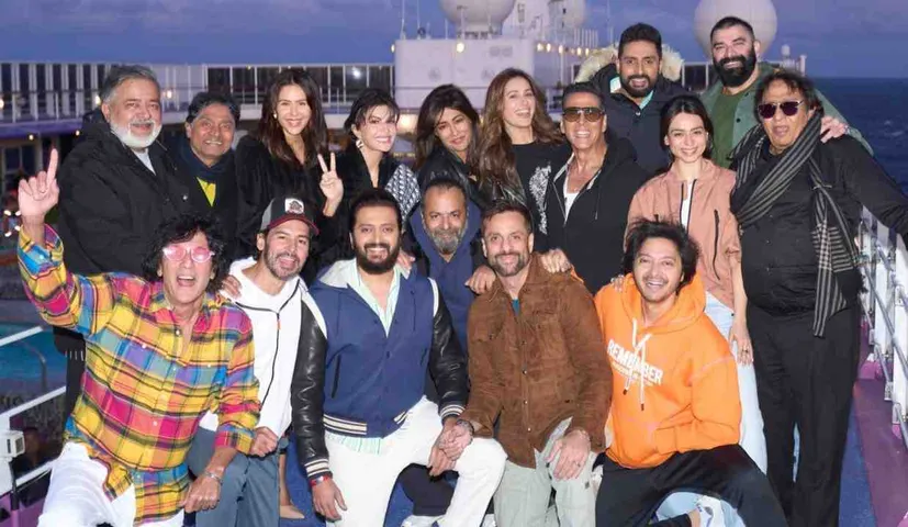 Sajid Nadiadwala's 'Housefull 5' will be released on 2025, Team Seen Together On the Cruise