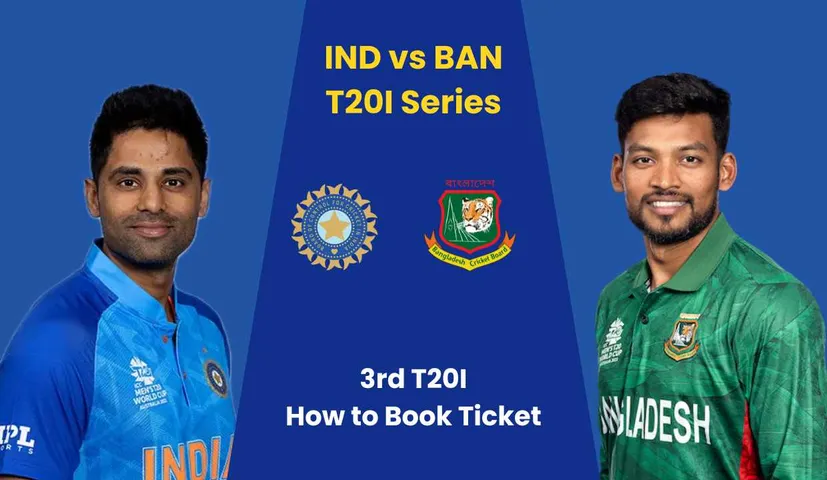 How to Buy Tickets for IND vs BAN 3rd T20I in Hyderabad