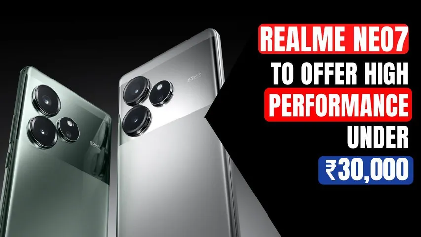 Realme Neo7 Set to Launch with Dimensity 9300+ and 7000mAh Battery