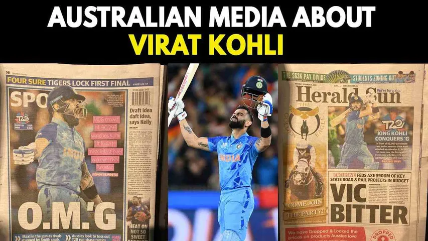 Virat Kohli Dominates Australian News paper Front Pages, Desi Fonts In Hindi and Punjabi !