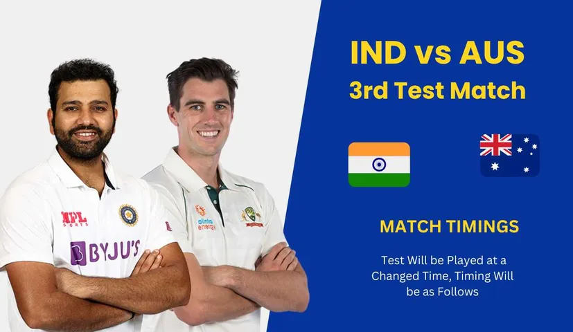 IND vs AUS 3rd Test Match: Test Will be Played at a Changed Time, Timing Will be as Follows