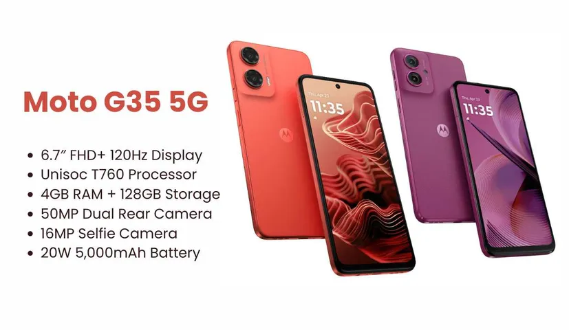 Moto G35 5G Phone Launched, it has FHD + Screen, 50MP Back and 16MP Selfie Camera