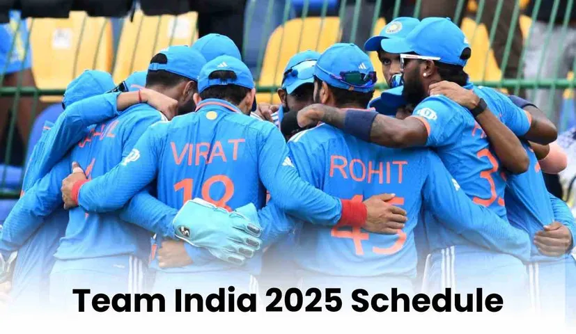 Team India 2025 Schedule: Indian Team Will be Very Busy in 2025 Too, Note the Schedule