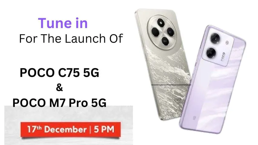 Poco Launched its Two 5G Smartphones C75 and M7, That Too in Budget