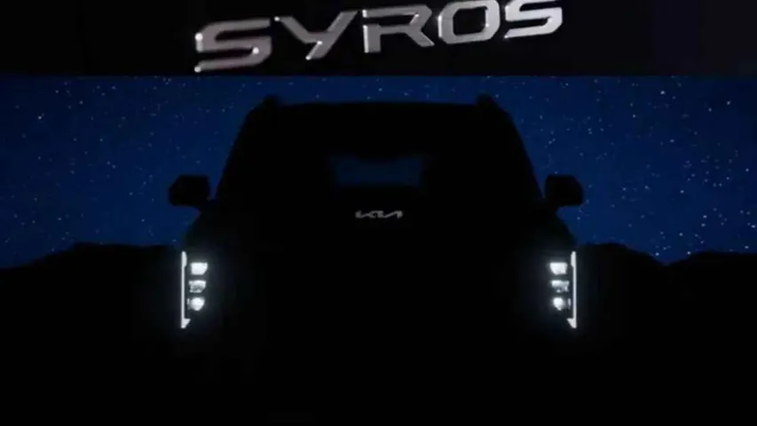 Kia Syros Will Come With Rear Reclining Seat New Teaser Of SUV Released