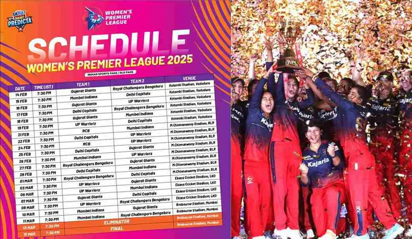 WPL 2025 Schedule Released, Will Start from February 14, Know Details