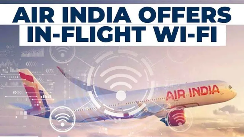 Wi-Fi Will be Available in Air India's Domestic Flights: India's First Airline to Provide internet Service in Flight