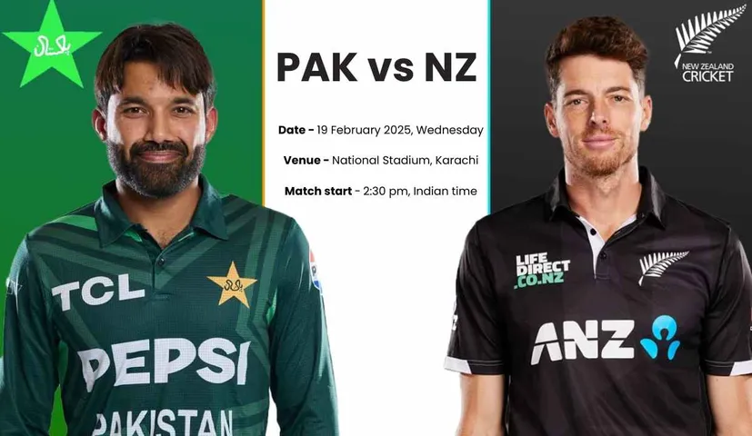 Champions Trophy 2025: PAK vs NZ – Live Coverage, Venue Analysis & Squad Preview