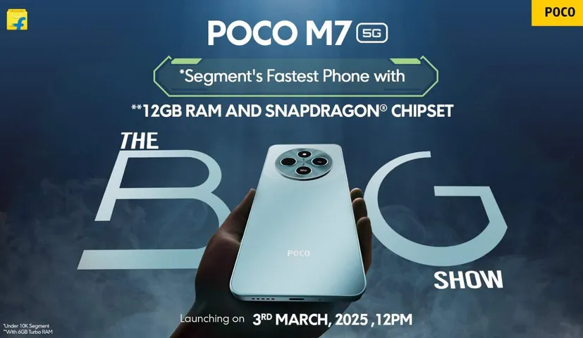 Poco M7 5G Launching Soon with Snapdragon 4 Gen 2, Specs, Features & More