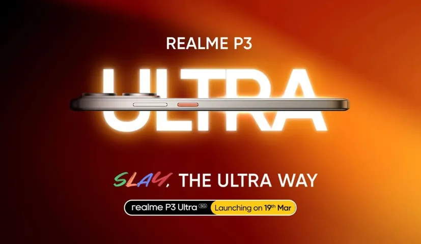 Realme P3 5G and P3 Ultra 5G Launching in India on March 19