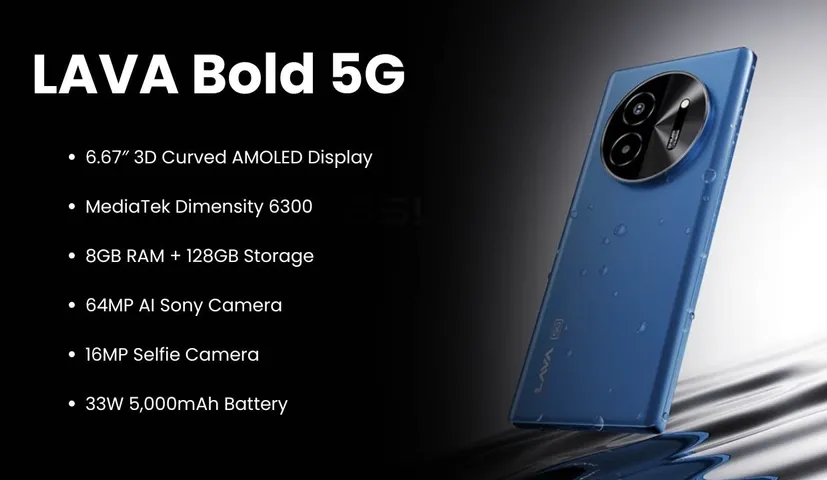 LAVA Bold 5G Launching on April 8: Price, Specs, Features & Availability
