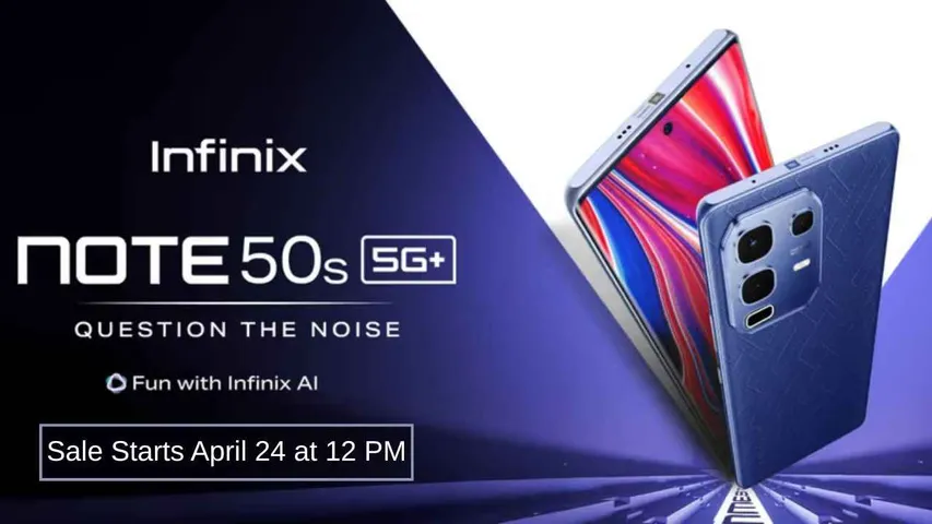 Infinix Note 50s India Launch – Curved Display, 64MP Camera, 5500mAh Battery from ₹15,999