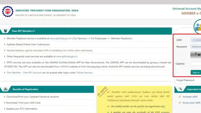 Forgot EPF Password? Here's How to Reset UAN Login Password Online