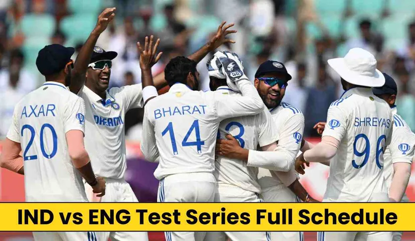 IND vs ENG Test Series 2025: Full Schedule, Venues, Probable Playing 11