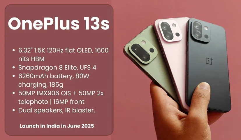 OnePlus 13s India Launch: Specs, Price, Features, Camera & Battery Details