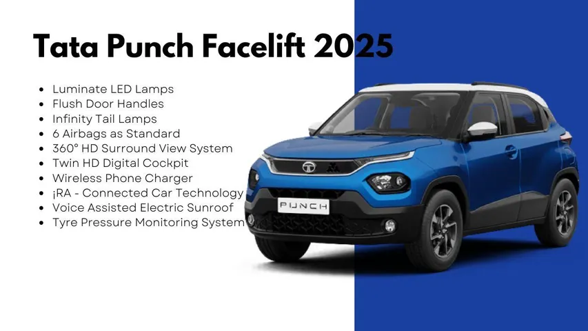 Tata Punch Facelift 2025: Features, Design Updates & Expected Launch