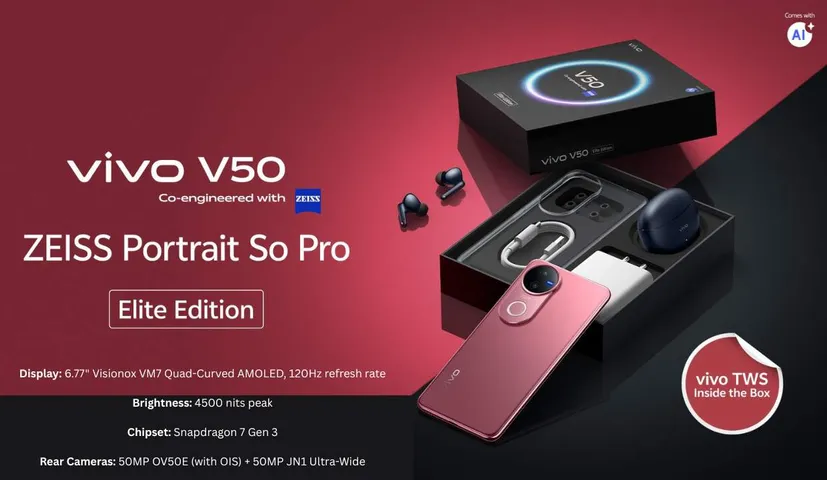 Vivo V50 Elite Edition Launched in India: Price, Specs and Offers