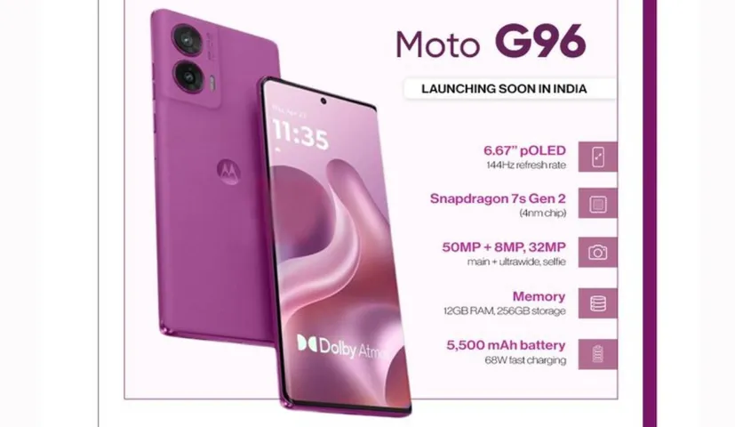 Moto G96 5G India Launch Timing Confirmed: Specs, Features & Price
