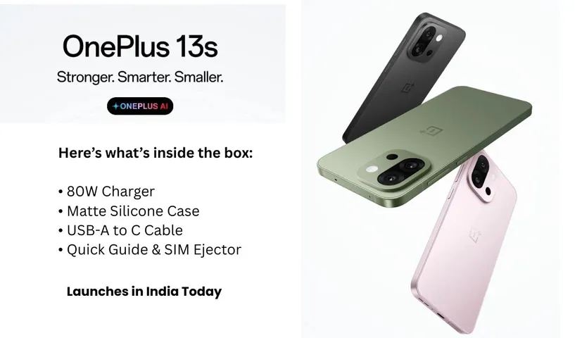 OnePlus 13s Launches in India Today With Snapdragon 8 Elite and 50MP Camera