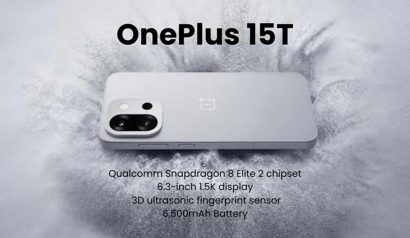 OnePlus 15T Leak Reveals Snapdragon 8 Elite 2, 6.3-Inch Display & Bigger Battery