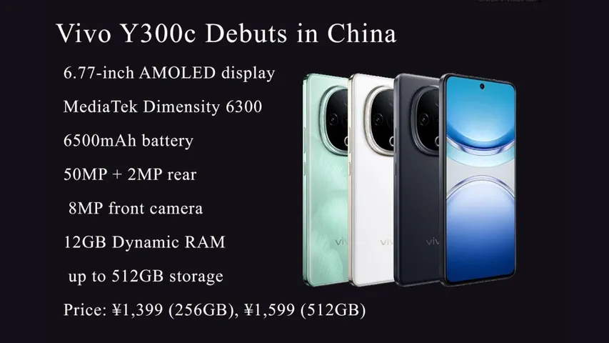 Vivo Y300c Debuts in China: Check Specs, Price, and Features