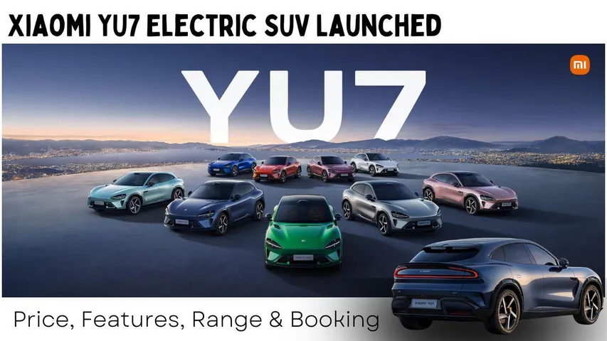 Xiaomi YU7 Electric SUV Launched: Price, Features, Range & Booking