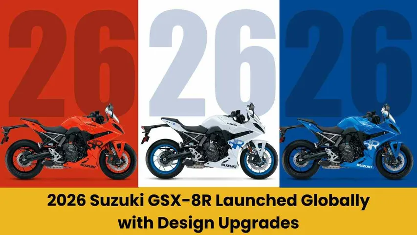 2026 Suzuki GSX-8R Launched Globally with Design Upgrades