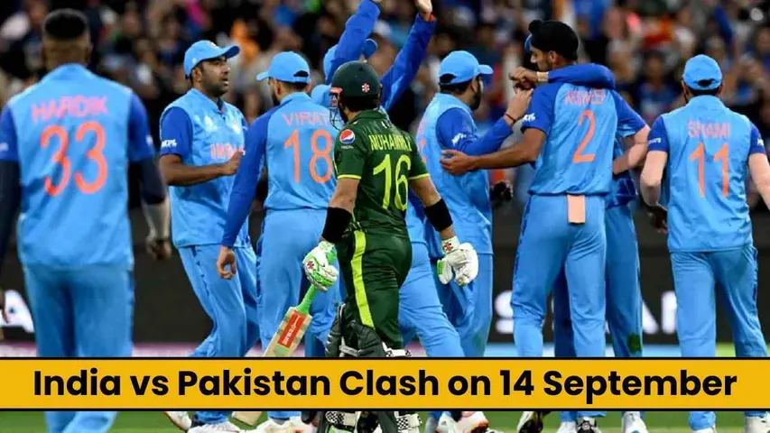 Asia Cup 2025 Begins Soon– India vs Pakistan Clash on 14 September