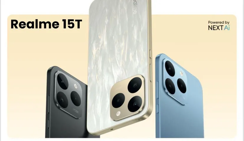 Realme 15T Price in India, Specifications and Design Leak
