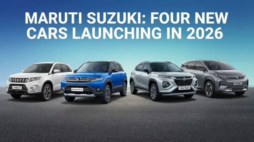 Four Maruti Cars Launching in 2026: EVs, Flex-Fuel Tech & New Brezza Explained