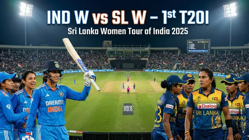 IND W vs SL W 1st T20I Match Preview, Dream11 Prediction & Fantasy Tips