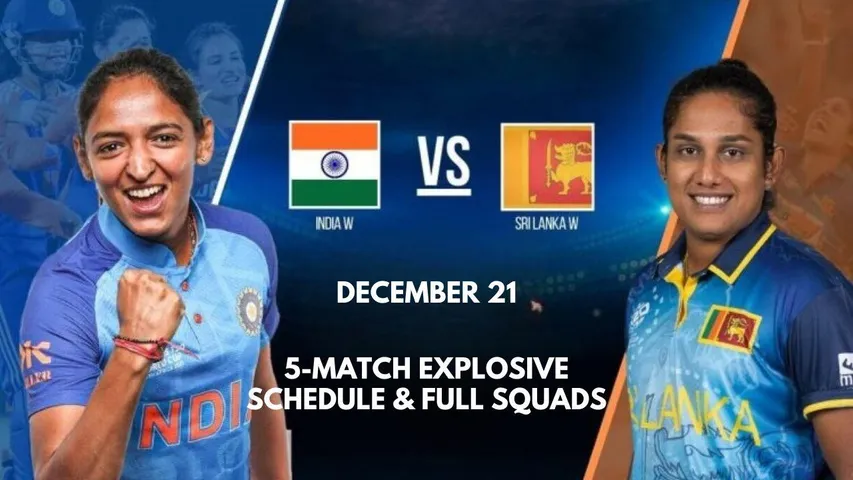 IND W vs SL W T20I Series 2025: 5-Match Explosive Schedule & Full Squads