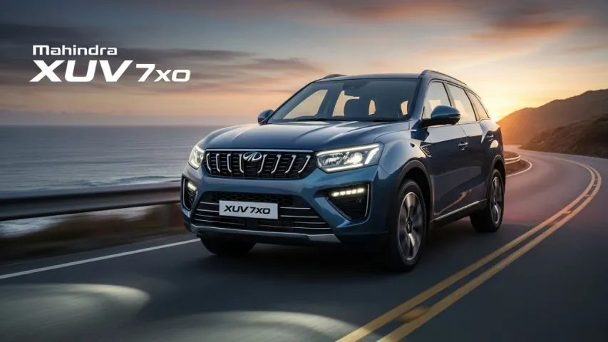 Mahindra XUV 7XO Teaser Reveals 540-Degree Camera, Triple Screen