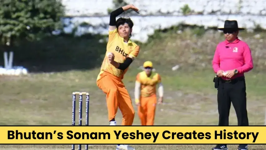 Bhutan’s Sonam Yeshey Creates History, Takes 8 Wickets in T20I to Set World Record