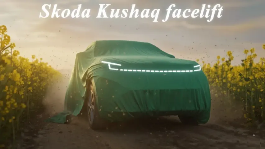 Skoda Kushaq Facelift Teased Again Ahead of January 2026 Launch