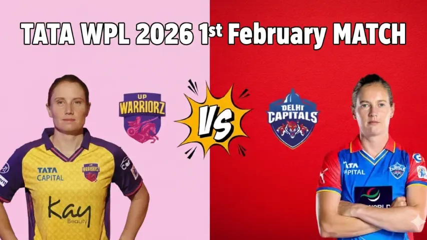 Delhi Capitals vs UP Warriorz: Women’s Premier League 1st February Match