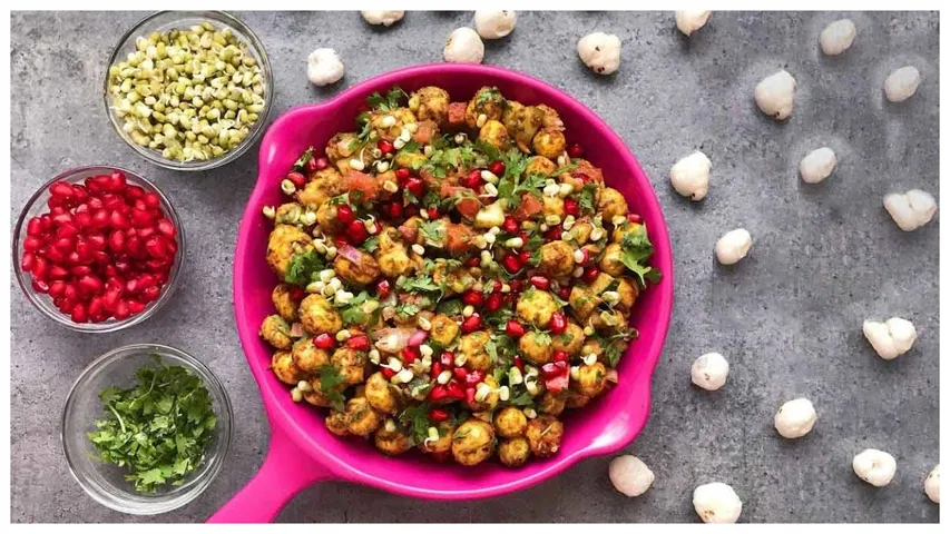 Makhana Corn Chaat