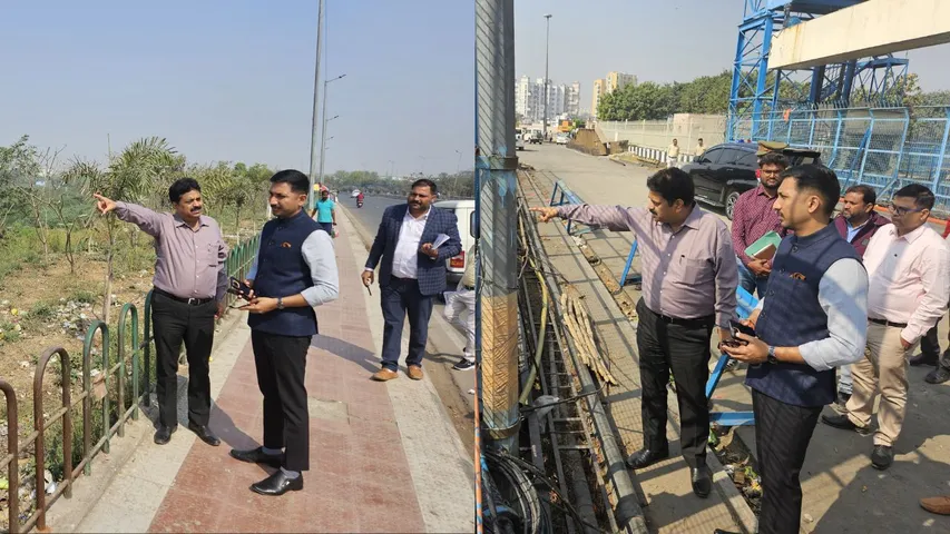 निरीक्षण करते लखनऊ जिलाधिकारी 