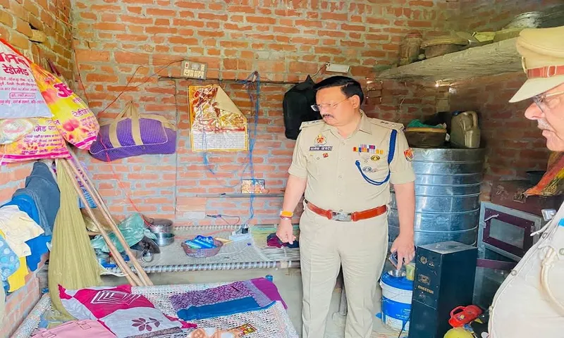 एसपी राजेश द्विवेदी ने  घटनास्थल का निरीक्षण किया