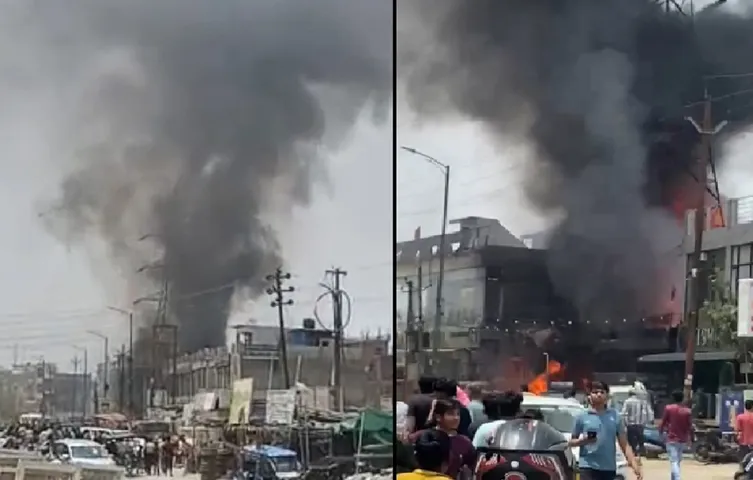 fire in noida 20April