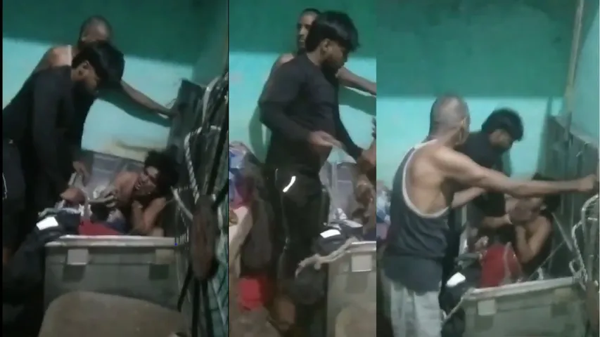 शादीशुदा गर्लफ्रेंड से मिलने पहुंचा बॉयफ्रेंड, परिजनों को देख संदूक में घुसा फिर पिटाई का वीडियो वायरल