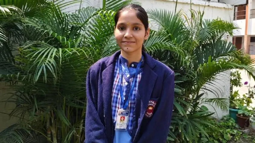 Tanvi Nagar noida topper, up board result