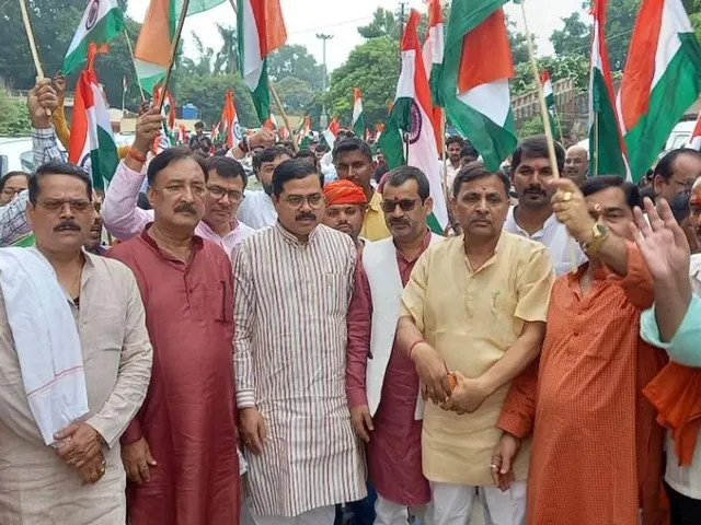 AYODHYA ME TIRANGA YATRA
