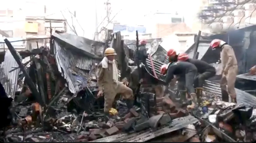DELHI, KOTLA MARKET FIRE, TODAY