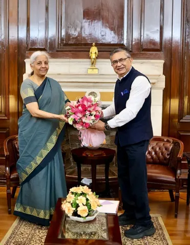 Finance Minister Nirmala Sitharaman, Ashish Kumar Chauhan