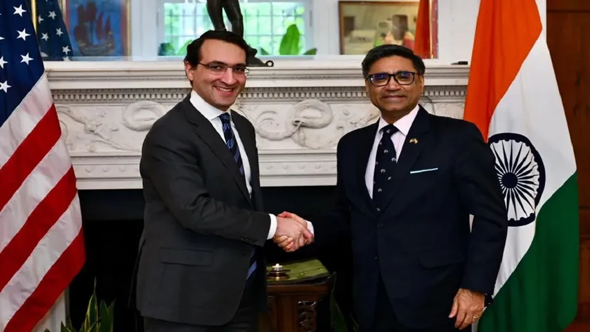 vikram mishri meet American