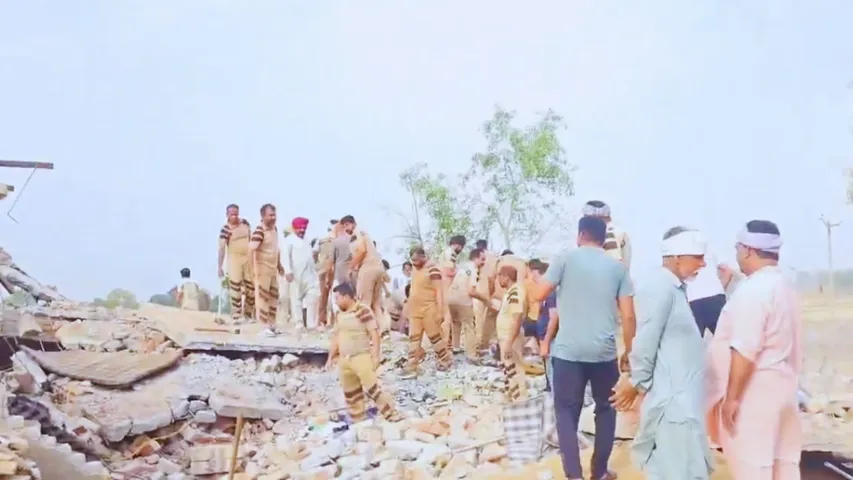 firecracker factory Blast in Punjab