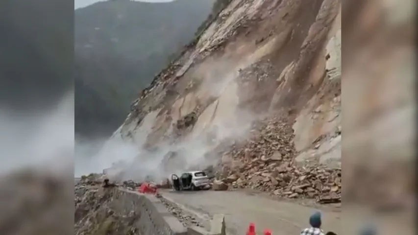 sirmaur Land slide
